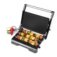 Progress 2 in 1 Health Grill Non-Stick Removable Tray No Oil Dual Cooking 850W