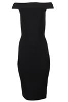 JONATHAN SIMKHAI RIBBED KNIT MIDI DRESS SMALL - S Regular