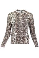 RIXO LEOPARD PRINTED SWEATER UK 14 - L Regular