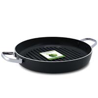 GreenPan Non-Stick 28cm Round Grill Pan Oven Safe Soft Grip Handle (Open Box)