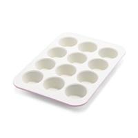 GreenLife Muffin Baking Tray 12 Cup Ceramic Non-Stick PFAS/ PFOA Free (Open Box)