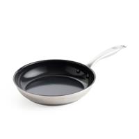 GreenChef Frying Pan Stainless Steel Ceramic Non-Stick Induction 24cm (Open Box)