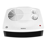 Beldray Flat Fan Heater Adjustable Thermostat Cool-Air Function Portable Heater