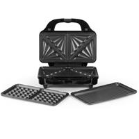 Salter Kuro XL 3-in-1 Snack Maker PFAS-Free Non-Stick Coating(damaged packaging)