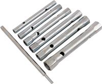 6PCS Tubular & Metric Box Spanner Wrench spark Bar Set Plug Sockets 6 ? 17mm