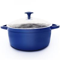 Blue Diamond 24 cm Stockpot with Lid Ceramic Non-Stick Soup/Pasta Pot (Open Box)