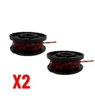 Genuine 2 Pack Of Spools For McGregor MET3525 Corded Grass Trimmer