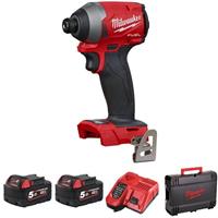 Milwaukee M18FID2-502X 18v Li-ion Fuel Impact Driver With 2 Batteries