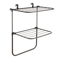 Beldray 2in1 Clothes Airer Over-Door/Radiator Foldable 8kg Capacity Space Saving