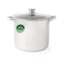 Russell Hobbs Classic 26cm Stockpot 11.5L Stainless Steel with Glass Lid