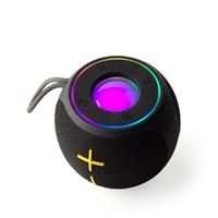 Intempo Aria Dolce Wireless Speaker, Portable, 7 LED Modes, 18Hr Playtime, Black