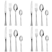 Russell Hobbs Milan 64 Piece Cutlery Set 18/10 Stainless Steel for 16 People