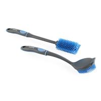 Beldray Dish & Bottle Brushes Anti-Bac 2pk Ultra Grip Scratch Free Easy Clean