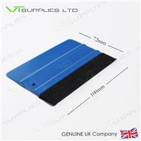 Blue Squeegee Application Tool Vinyl Car Wrap Wrapping Felt Edge