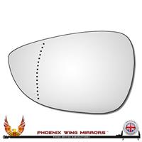 Left Hand Passenger Side Ford Fiesta Mk7 2008-2017 Wide Angle Wing Mirror Glass