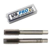 M10 x 1.25mm THREAD TAPER & PLUG SET by US PRO TOOLS HSS thread repair tap