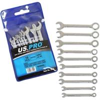 US PRO 10pc MINI COMBINATION SPANNER SET 4mm to 11mm small metric wrench tools