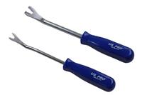 US PRO 2pc CAR DOOR PANEL REMOVER & INTERIOR TRIM CLIP POPPER TOOL KIT