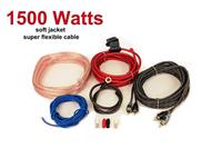 AMPLIFIER WIRING KIT 1500 WATT POWER CAR AMP AWG GAUGE SUB VAN CABLE FUSE HOLDER