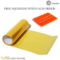 Yellow Headlight Tint Car Film Fog Light [ 30 x 100cm + Squeegee Tool ]