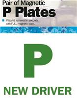 Streetwize Pair of Fully Magnetic Car Vehicle Just Passed New Driver P Plates
