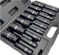 Deep Impact Socket Set 16pc 1/2 Drive Cr-V Steel 1032mm Case Lifetime Warranty
