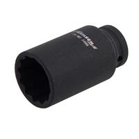 1/2 Drive 34mm DEEP IMPACT SOCKET 12 Point Bi Hex Design by NEILSEN TOOLS