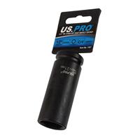 US PRO 1/2" Drive 21mm Deep Impact Socket 6 Point Metric Wheel Nut Long