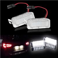 2x LED Licence Number Plate Light Ford Fiesta Focus C-Max Kuga S-Max Galaxy MK4