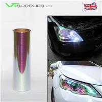 30 x 100cm Clear [ Chameleon ] Car Headlight Tint Film Tail Fog Light Vinyl Wrap