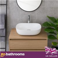 Bathroom Vanity Wash Basin Sink Countertop Rectangular Modern 500 x 395mm