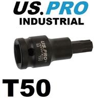T50 TORX BIT IMPACT SOCKET by US PRO INDUSTRIAL 1/2" Drive