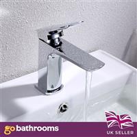 Chrome Bathroom Basin Tap Kinder Mono Sink Tap With Click Clack Waste