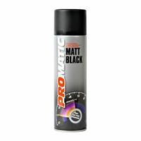 Promatic Matt Black Professional Spray Paint Aerosol Auto Multi-Purpose 500ml