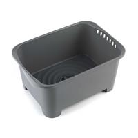 Beldray Washing Up Bowl With Water Drainer Plug Kitchen Sink Basin 8 L Grey`