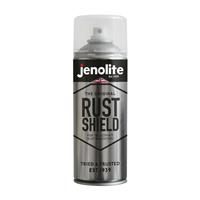 Jenolite Rust Corrosion Shield Spray Clear Protection Top Coat Lacquer 400ml