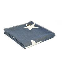 Tweedmill - Organic Cotton Navy Blue Star Throw