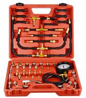 Universal Fuel Injection Gauge Pressure Tester Test Kit Car System Pump Tool Set