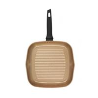 Russell Hobbs Griddle Frying Pan Skillet 28cm Non-Stick Easy Clean Black/Gold