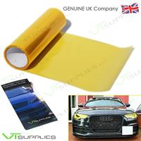 30 x 200cm GOLDEN YELLOW Headlight Tint Film Tail lights Car Vinyl Wrap