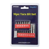 16pc Torx Star Hex T5-T9 Security Bit Set Tamper Proof T10-T50 Screwdriver Bits
