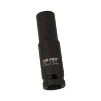 US PRO 1/2" Drive 13mm Deep Impact Socket 78mm Long 6 Point 3371