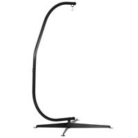 Outsunny Hammock Chair Stand Only Heavy Duty Metal C-Stand Indoor or Outdoor