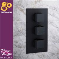Triple Shower Outlet Valve Diverter 3 Way Bath Mixer Chrome Brass Concealed Wall