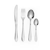 Salter Cutlery Set 16 Piece Harrogate 4 Person Place Settings Stainless Steel