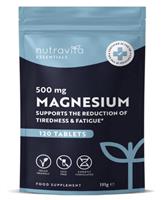 Magnesium 500mg 120 Vegan Tablets | Muscle Function Fatigue Tiredness capsules