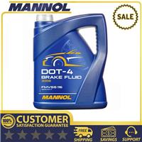 5L MANNOL BRAKE CLUTCH FLUID DOT4 SAE J 1703 FMVSS 116 DOT 4 ISO 4925