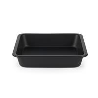 Salter Bakes Cake Tin Square Non-Stick Oven Safe Brownie Baking Roasting Black