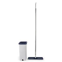 Beldray Flat Mop & Bucket Set Deep Clean Dual Compartment Self Wringer Reusable