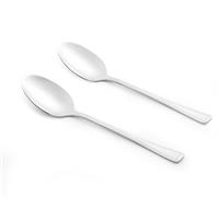 Salter Serving Spoon Stainless Steel Salad Dessert Pasta Server 2 Piece Buxton